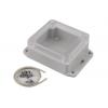 Hammond Univerzální skříň, řada: RP IP65 S přírubou barva Světle šedá barva Čirá Polykarbonát 85 mm 40 mm 80 mm Hammond Univerzální skříň, řada: RP IP65 S přírubou barva Světle šedá barva Čirá Polykarbonát 85 mm 40 mm 80 mm