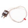 Termočlánek s odkrytým spojem 1 m kabel typ T Perfluoralkoxyalkan 1 m sonda, -75 °C 1/0.2 mm na 250 °C IEC, RoHS Termočlánek s odkrytým spojem 1 m kabel typ T Perfluoralkoxyalkan 1 m sonda, -75 °C 1/0.2 mm na 250 °C IEC, RoHS