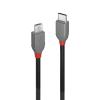 LINDY USB kabel USB 2.0 USB-C ® zástrčka, USB Micro-B zástrčka 3.00 m černá 36893