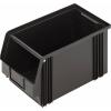 Alutec 1394003197 ESD průhledný skladovací box CB3MC (š x v x h) 200 x 200 x 350 mm černá 1 ks