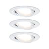 Paulmann 93485 Nova vestavné svítidlo, LED, LED, 18 W, bílá (matná), sada 3 ks