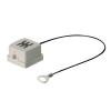 HDC enclosures, Size: 1, Protection degree: IP 65, Cover for lower part of housing, Side-locking clamp on lower side, Standard HDC 07A DMDL 2BO Weidmüller