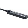 Amphenol Industrial Rozváděč M8 s kabelem, řada: DB8-3A8CAB-SPS7BXX 8cestná 99m kabel, 30V 6A M8