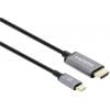 Manhattan USB kabel HDMI 2.0 Zástrčka HDMI-A, USB-C ® zástrčka 2.00 m černá 153607 Manhattan USB kabel HDMI 2.0 Zástrčka HDMI-A, USB-C ® zástrčka 2.00 m černá 153607