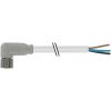 Kabel ovladače snímače, A: Vnitřní, A: M8 3, B: Volný konec, 60 V ac, 60V dc, IP65, IP66K, IP67, IP68, řada: 7014
