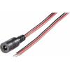 TRU COMPONENTS 1582285 nízkonapěťový připojovací kabel nízkonapěťová zásuvka - kabel s otevřenými konci 5.5 mm 2.1 mm 2.00 m 1 ks