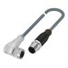 Kabel ovladače snímače, A: Vnitřní, A: Pravoúhlý 4, B: Přímý, B: Vnější, 250V 4, IP67, IP68, IP69K, řada: BCC03 BALLUFF Kabel ovladače snímače, A: Vnitřní, A: Pravoúhlý 4, B: Přímý, B: Vnější, 250V 4, IP67, IP68, IP69K, řada: BCC03 BALLUFF