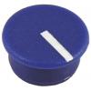 Krytka knoflíku potenciometru Modrá 11.5 mm Průměr knoflíku, barva ukazatele: Bílá barva ukazatele Sifam C111 BLUE Krytka knoflíku potenciometru Modrá 11.5 mm Průměr knoflíku, barva ukazatele: Bílá barva ukazatele Sifam C111 BLUE