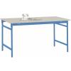 Manuflex BB3031.5012 Servírovací stolek základní stacionárně s Melamin-Tischplatte v světle modrá RAL 5012, Šxhxv: 1250 x 600 x 780 mm světle modrá (RAL 5012) Manuflex BB3031.5012 Servírovací stolek základní stacionárně s Melamin-Tischplatte v světle modrá RAL 5012, Šxhxv: 1250 x 600 x 780 mm světle modrá (RAL 5012)