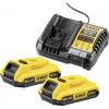 DEWALT DCB1104D2-QW DCB1104D2 náhradní akumulátor pro elektrické nářadí 18 V 2 Ah Li-Ion DEWALT DCB1104D2-QW DCB1104D2 náhradní akumulátor pro elektrické nářadí 18 V 2 Ah Li-Ion