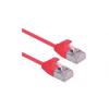 Roline Cat6a Ethernetové kabely, Červená, Nízko dýmivý bezhalogenový, A: RJ45 2 m Vnější, B: RJ45 Vnější, typ pláště: