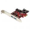 StarTech.com Karta USB, počet portů USB: 4, standard: USB 3.0, typ sběrnice: PCIe
