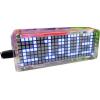 Digitální hodiny LED matrix s teploměrem - modré, STAVEBNICE