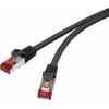 Renkforce RF-4737382 RJ45 síťové kabely, propojovací kabely CAT 6 S/FTP 10.00 m černá s ochranou, pozlacené kontakty, samozhášecí 1 ks Renkforce RF-4737382 RJ45 síťové kabely, propojovací kabely CAT 6 S/FTP 10.00 m černá s ochranou, pozlacené kontakty, samozhášecí 1 ks