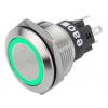 EAO Tlačítkový spínač, řada: 82 IP65, IP67 SPDT Panel Blokování Osvětlené 22.3 mm 600mA, barva LED: Zelená 36 V dc 36 V EAO Tlačítkový spínač, řada: 82 IP65, IP67 SPDT Panel Blokování Osvětlené 22.3 mm 600mA, barva LED: Zelená 36 V dc 36 V