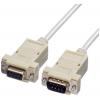 Value sériový kabel [1x D-SUB zástrčka 9pólová - 1x D-SUB zásuvka 9pólová], 3.00 m, šedá