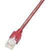 Patch kabel Dätwyler CAT 5 S/ UTP, 0,5m, červená