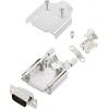 encitech MHDM-09-HDP15-K 6355-0059-01 sada D-SUB kolíkové lišty 180 ° Pólů: 15 pájecí kalíšek 1 sada