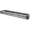 Digitus DN-91424 48 portů síťový patch panel 483 mm (19) CAT 6A 1 U vícebarevná neosazený