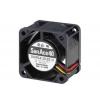 Sanyo Denki Axiální ventilátor, řada: 109P, průtok vzduchu: 18 cfm 6 W 24V dc 250 mA IP68 40 mm 40mm 28 mm Sanyo Denki Axiální ventilátor, řada: 109P, průtok vzduchu: 18 cfm 6 W 24V dc 250 mA IP68 40 mm 40mm 28 mm