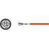 Helukabel TOPSERV® 112 servo kabel 4 G 1.00 mm² + 2 x 0.50 mm² oranžová 707221 100 m