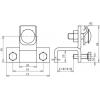 DEHN 372140 AK 6.10 KB S KBF18 35 STTZN Připojovací svorka 1 ks