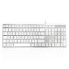 Klávesnice, model: 301C MAC, Kabelový, Bílá, USB Mac Qwerty x 28 mm x 114mm Ceratech Klávesnice, model: 301C MAC, Kabelový, Bílá, USB Mac Qwerty x 28 mm x 114mm Ceratech