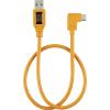 Tether Tools USB kabel USB-A zástrčka, USB-C ® zástrčka 0.50 m oranžová 90° zatočeno doprava TET-CUCRT02-ORG