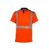 T2S Takamaka Oranžová Unisex Reflexní tričko s límečkem M