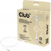 club3D Kabel USB-C USB 4.0 USB-C ® zástrčka 1.20 m bílá CAC-1572 club3D Kabel USB-C USB 4.0 USB-C ® zástrčka 1.20 m bílá CAC-1572