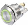 TRU COMPONENTS GQ19F-10E/G/12V/S, 1273003 tlačítko, 19 mm, 48 V/DC, 3 A, 1 ks TRU COMPONENTS GQ19F-10E/G/12V/S, 1273003 tlačítko, 19 mm, 48 V/DC, 3 A, 1 ks