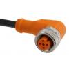 Kabel ovladače snímače, A: Vnitřní, A: M12 4, B: Volný konec, B: Neuzavřený, IP65, IP67, IP68, IP69K, řada: EVC005 ifm