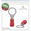 Quadrios 22C444 kulaté kabelové oko Průřez (max.)=1.5 mm² Ø otvoru=8.5 mm částečná izolace červená 1 sada Quadrios 22C444 kulaté kabelové oko Průřez (max.)=1.5 mm² Ø otvoru=8.5 mm částečná izolace červená 1 sada