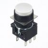 Idec Tlačítkový spínač, řada: LB IP65 DPDT Okamžité Osvětlené 16 mm 5 A 30 V dc 125 V ac