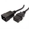 Napájecí kabel 3 m, A: IEC C19, B: IEC C20, 250V ac Roline