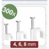 TRU COMPONENTS T24CA131 hřebíkové příchytky TC-13448476 Průměr kabelov...