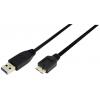 LogiLink USB kabel USB 3.2 Gen1 USB-A zástrčka, USB Micro-B 3.0 zástrčka 1.00 m černá CU0026 LogiLink USB kabel USB 3.2 Gen1 USB-A zástrčka, USB Micro-B 3.0 zástrčka 1.00 m černá CU0026