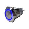 RND Spínač odolný proti vandalům, řada: RND 210 IP67 1 NO/1 NC Panel Blokování Osvětlené 19 mm 5A, barva LED: Modrá 250 RND Spínač odolný proti vandalům, řada: RND 210 IP67 1 NO/1 NC Panel Blokování Osvětlené 19 mm 5A, barva LED: Modrá 250