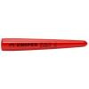 Kryt kabelu 10 mm (vnitřní prům.) délka 80 mm x šířka 15mm barva Červená Knipex Plastové