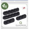 Quadrios 25CA579 držák kabelu samolepicí 25CA579 Průměr kabelového svazku (rozsah) 6 mm (max) s akrylátovým lepidlem černá, bílá 4 ks Quadrios 25CA579 držák kabelu samolepicí 25CA579 Průměr kabelového svazku (rozsah) 6 mm (max) s akrylátovým lepidlem černá, bílá 4 ks