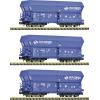 Fleischmann 6660086 3dílná sada: Výklopný vůz PKP Cargo Fleischmann 6660086 3dílná sada: Výklopný vůz PKP Cargo