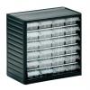 Skladovací jednotka se zásuvkami 24 Šedá Polypropylen 290 mm x 310mm x 180 mm Treston