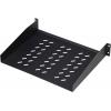 Digitus DN-19 TRAY-2-55-SW 19 palec 2 U pevná vestavba Vhodné pro hloubku skříně: od 800 mm černá Digitus DN-19 TRAY-2-55-SW 19 palec 2 U pevná vestavba Vhodné pro hloubku skříně: od 800 mm černá