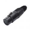 RS PRO Konektor XLR, barva Stříbrná, počet kontaktů: 5, orientace těla: Rovný Vnitřní, pokovení: Stříbrná, Kabel, 75V RS PRO Konektor XLR, barva Stříbrná, počet kontaktů: 5, orientace těla: Rovný Vnitřní, pokovení: Stříbrná, Kabel, 75V