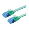 Value 21.99.2043 RJ45 síťové kabely, propojovací kabely CAT 6A U/UTP 3.00 m zelená nestíněný, plochý, pozlacené kontakty 1 ks Value 21.99.2043 RJ45 síťové kabely, propojovací kabely CAT 6A U/UTP 3.00 m zelená nestíněný, plochý, pozlacené kontakty 1 ks