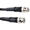 Koaxiální kabel, řada: BNC RG59B/U, Černá Polyvinylchlorid, vnější průměr: 6.15 mm OD 1 m 75 Ω Atem S koncovkou