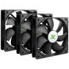 Inter-Tech 88887289 PC větrák s krytem černá (š x v x h) 120 x 25 x 120 mm