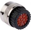 Kulatý konektor, počet kontaktů: 19, Kabel, velikost: Standard ITT Cannon, pohlaví kontaktu: Vnitřní, orientace těla:
