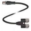 Pepperl+Fuchs V1-G-T-BK5M-PUR-A-V1-G rozdělovač a adaptér pro senzory - aktory , 286755, piny: 4, 4, 5 m, 1 ks