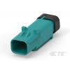 TE Connectivity Ochranný kryt konektoru, počet kontaktů: 1 barva Vodově modrá, Vnější, Kabel, řada: AMPSEAL 16